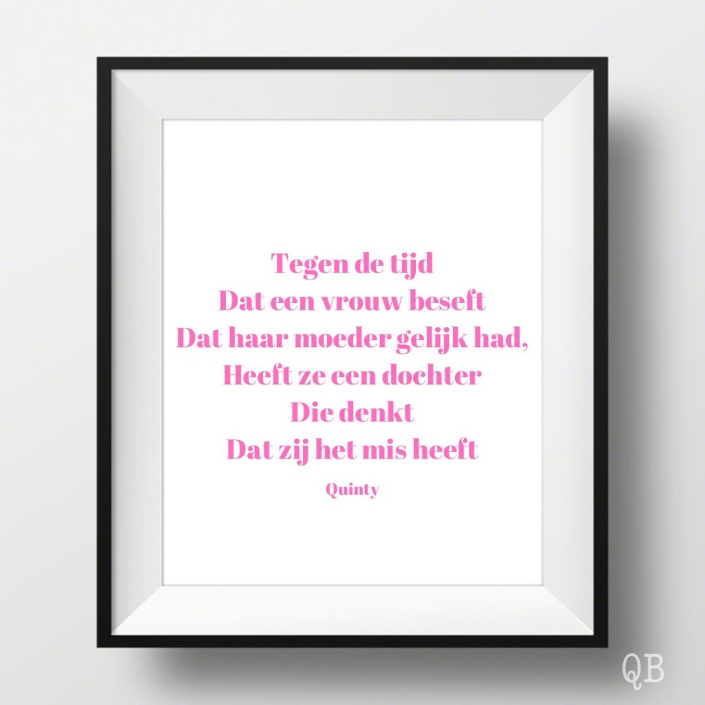 En dan ben je ineens&nbsp;moeder